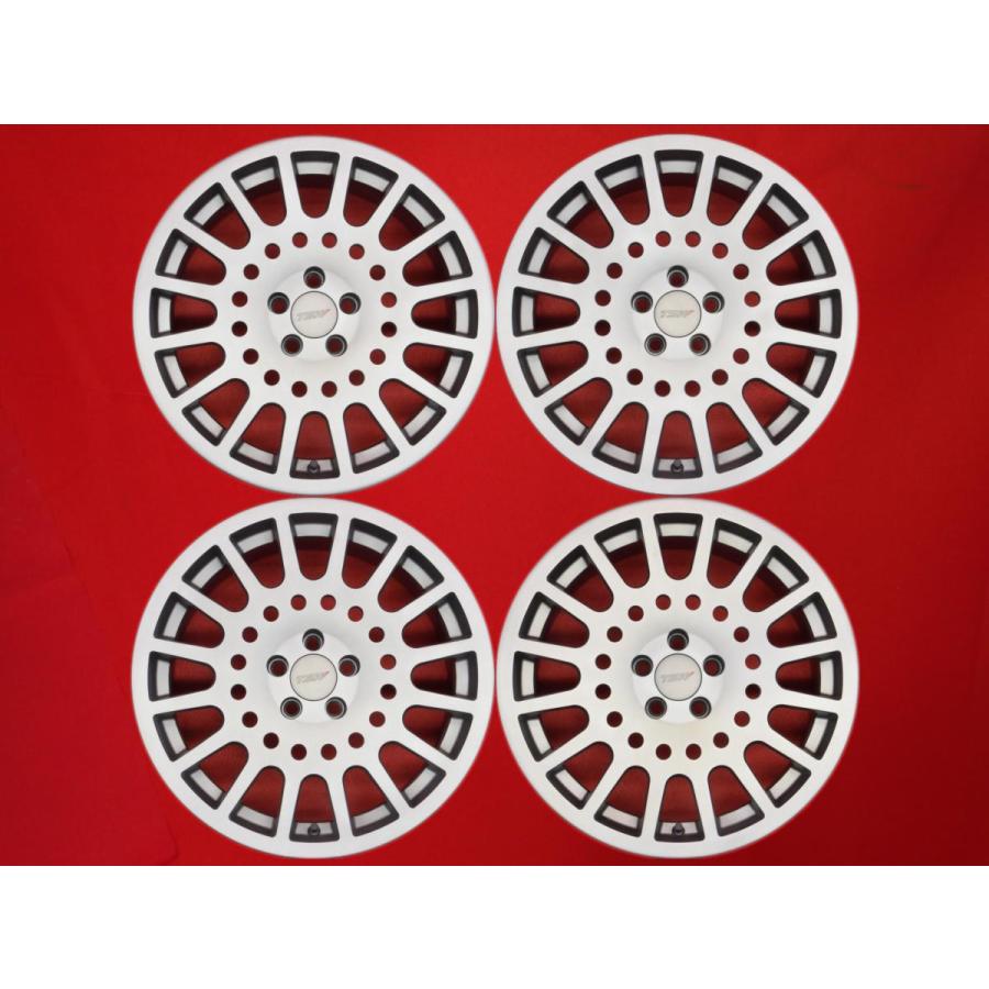 TSW HOLESHOT ホールショット 中古ホイール 4本 8J 17インチ PCD100 5 