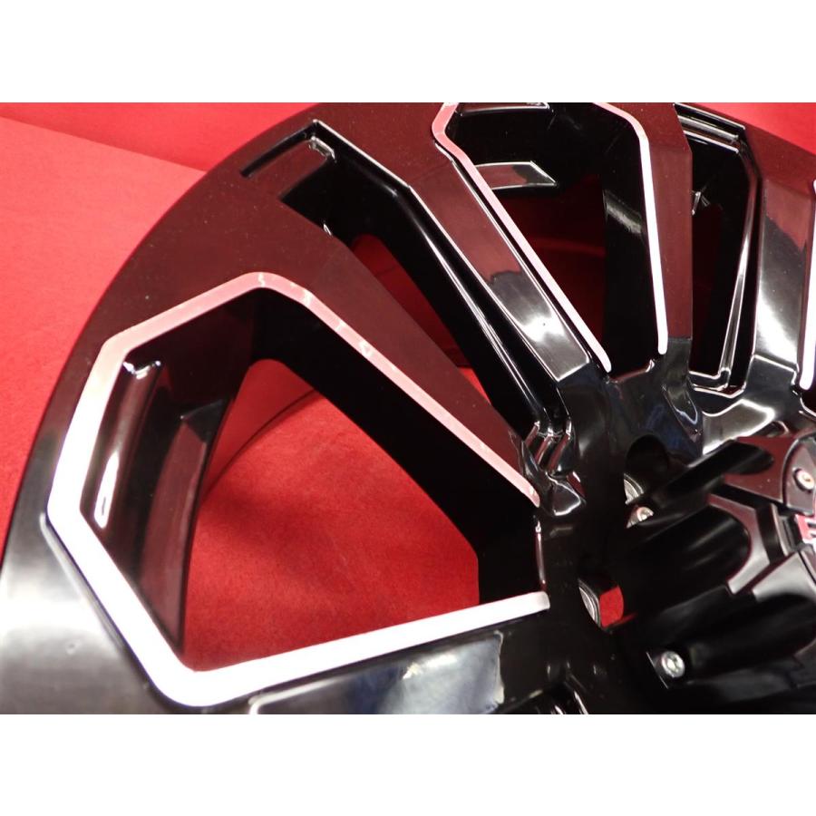 PDW HAZARD ハザード 中古ホイール 4本 9J 20インチ PCD139.7 6穴 +18