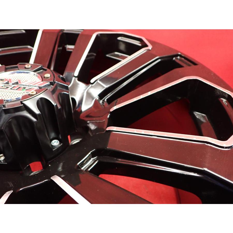 PDW HAZARD ハザード 中古ホイール 4本 9J 20インチ PCD139.7 6穴 +18