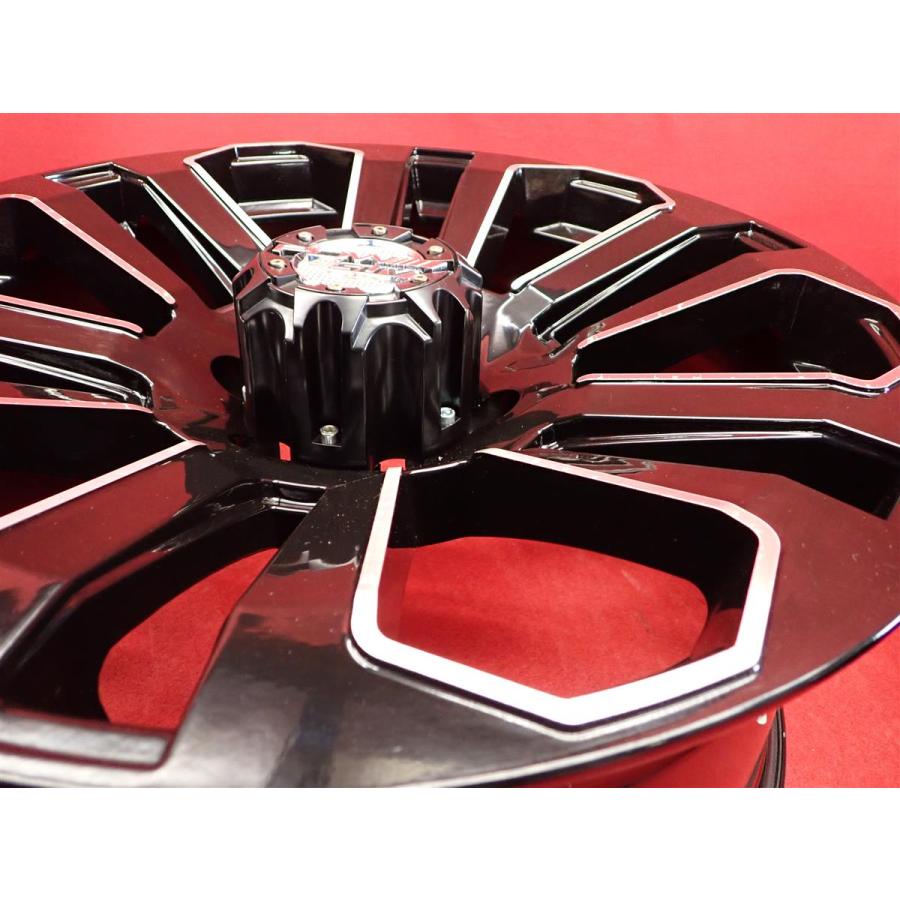 PDW HAZARD ハザード 中古ホイール 4本 9J 20インチ PCD139.7 6穴 +18