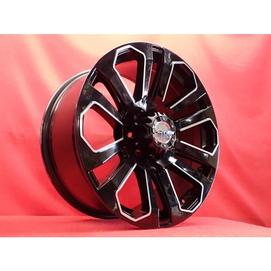 PDW HAZARD ハザード 中古ホイール 4本 9J 20インチ PCD139.7 6穴 +18