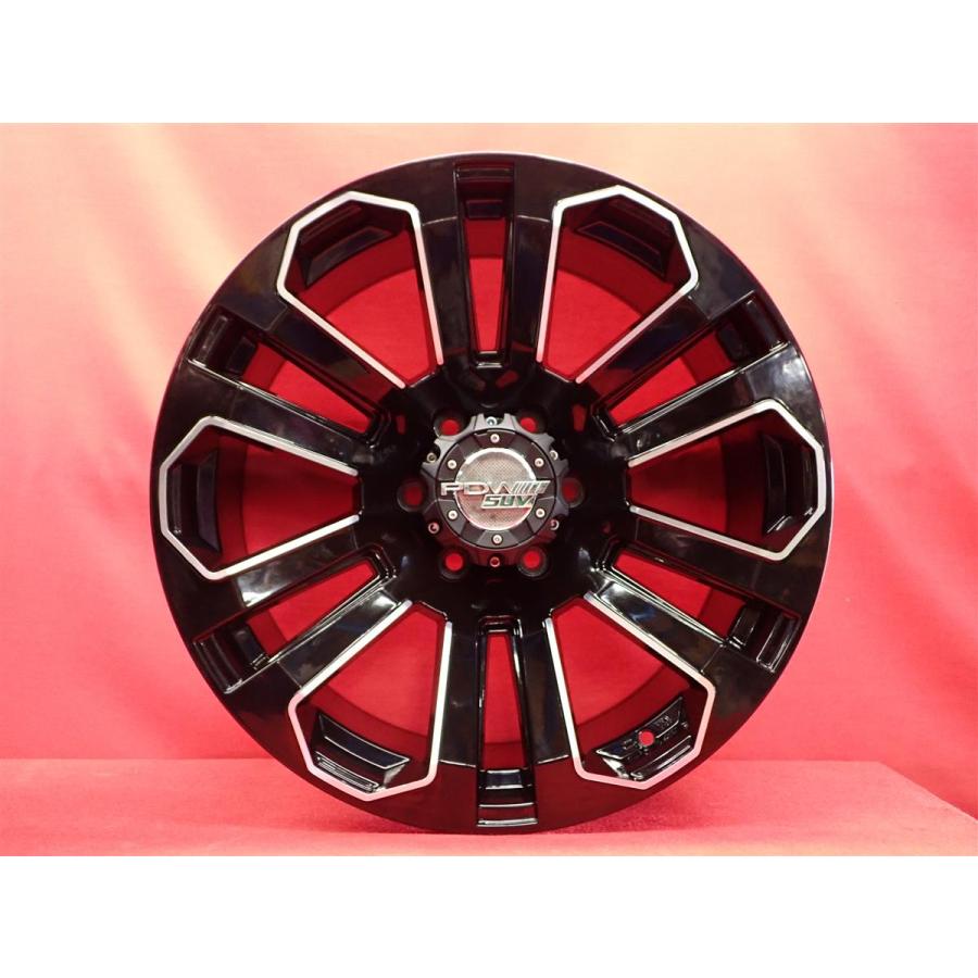 PDW HAZARD ハザード 中古ホイール 4本 9J 20インチ PCD139.7 6穴 +18