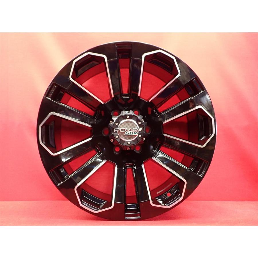 PDW HAZARD ハザード 中古ホイール 4本 9J 20インチ PCD139.7 6穴 +18