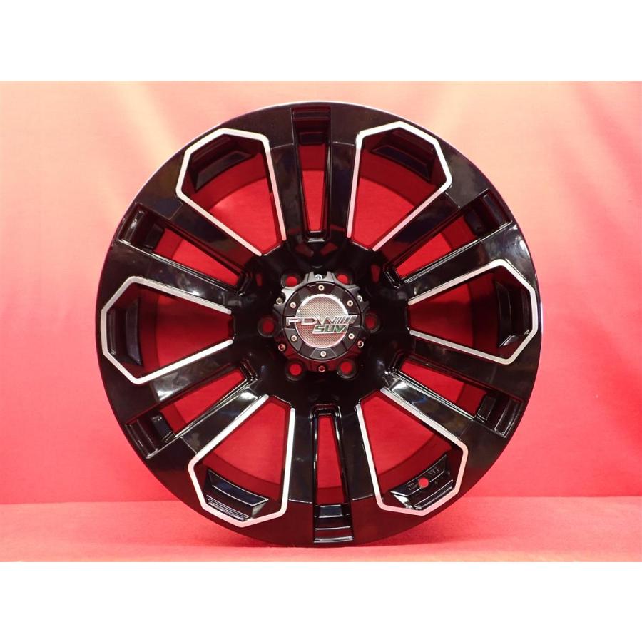 PDW HAZARD ハザード 中古ホイール 4本 9J 20インチ PCD139.7 6穴 +18