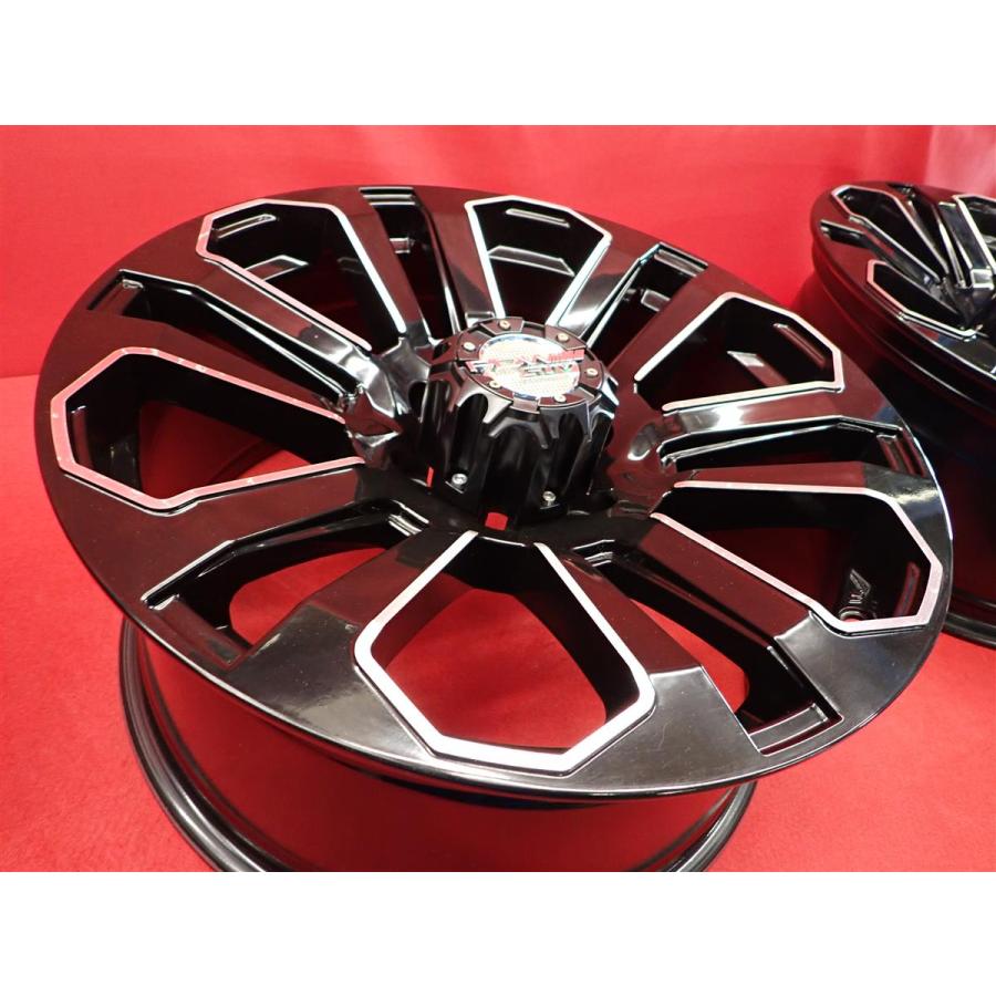 PDW HAZARD ハザード 中古ホイール 4本 9J 20インチ PCD139.7 6穴 +18
