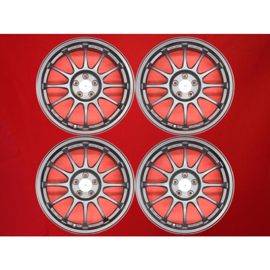 SSF製法 軽量 SSR タイプ TYPE F 消黒 中古ホイール 4本 7.5J 17インチ 