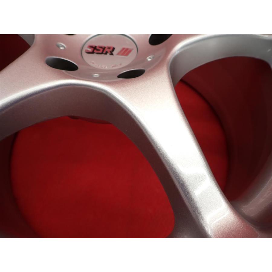 SSF製法 軽量 SSR スピードスター インテグラル A2 中古ホイール 4本 8/9J 17インチ PCD114.3 5穴 +32/+45 ハブ74 Z32 S14 R33 等へ aa17の画像