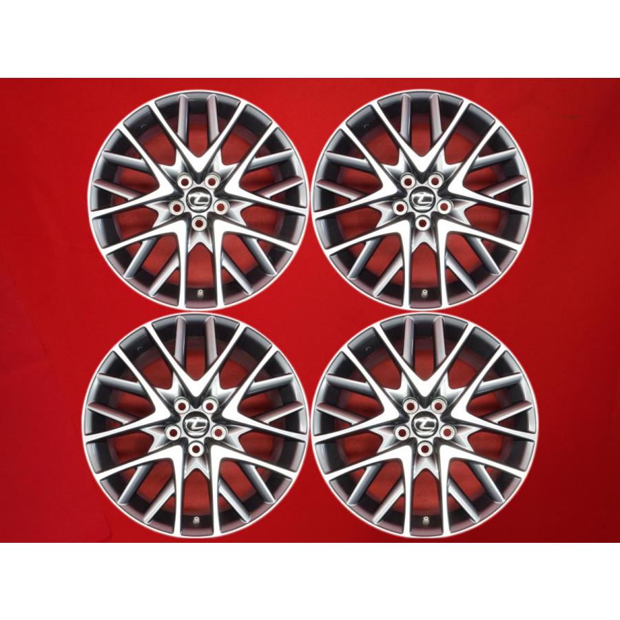 LEXUS RC Fスポーツ　純正ホイール　19インチ４本セット LEXUS レクサス RC Fスポーツ 純正 ホイール 4本 8/9J-19 PCD114.3 5穴