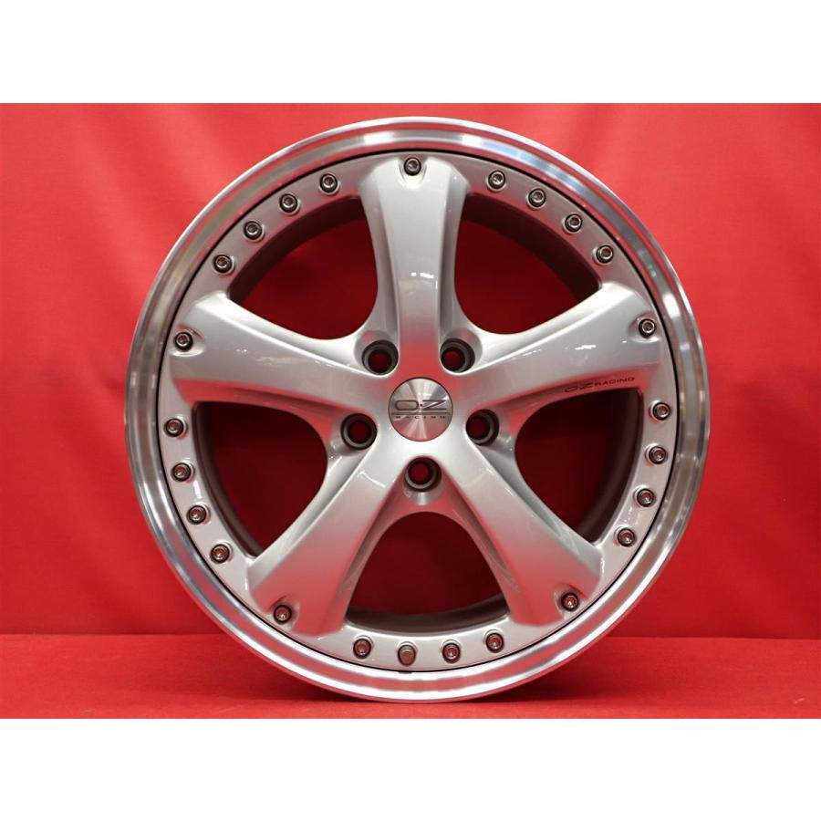 絶版 希少 OZ ベラ II 2 中古ホイール 4本 8J 18インチ PCD114.3 5穴 +