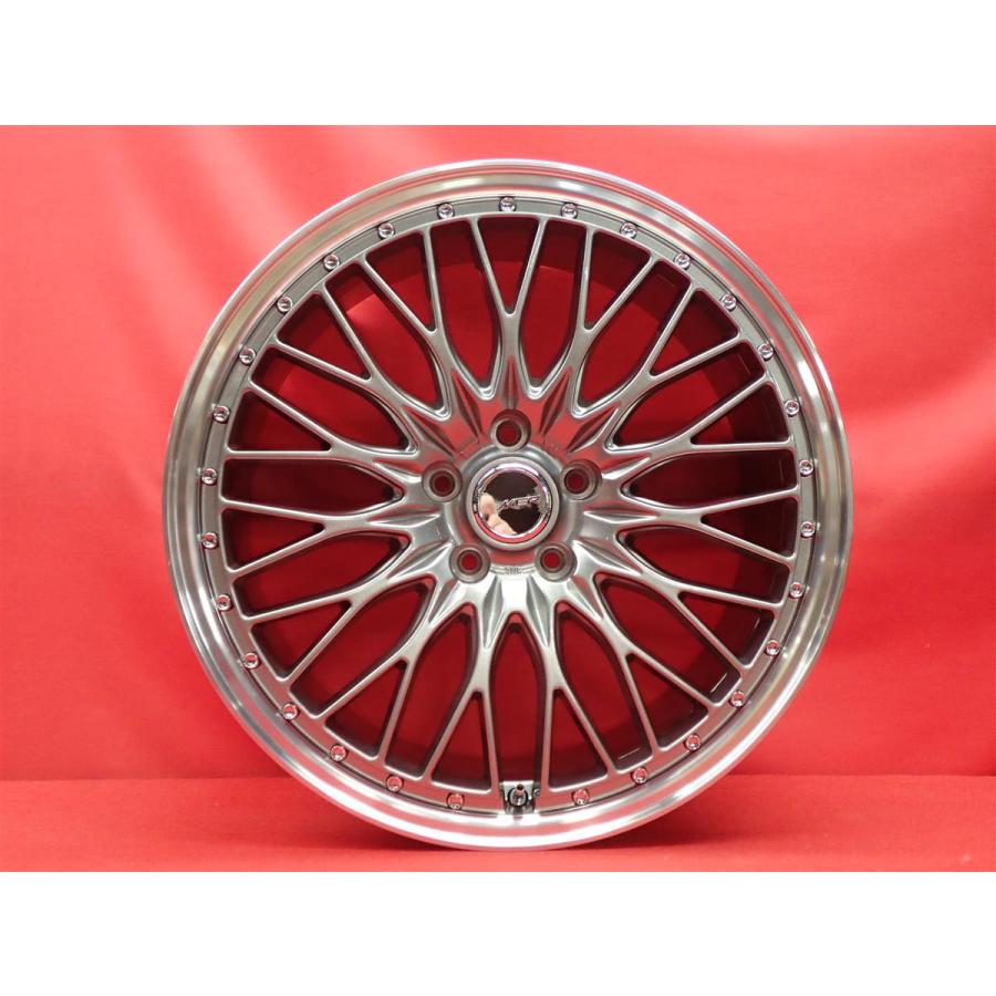 PREMIX プレミックス MER-PROMESH 中古ホイール 4本 8J 19インチ 