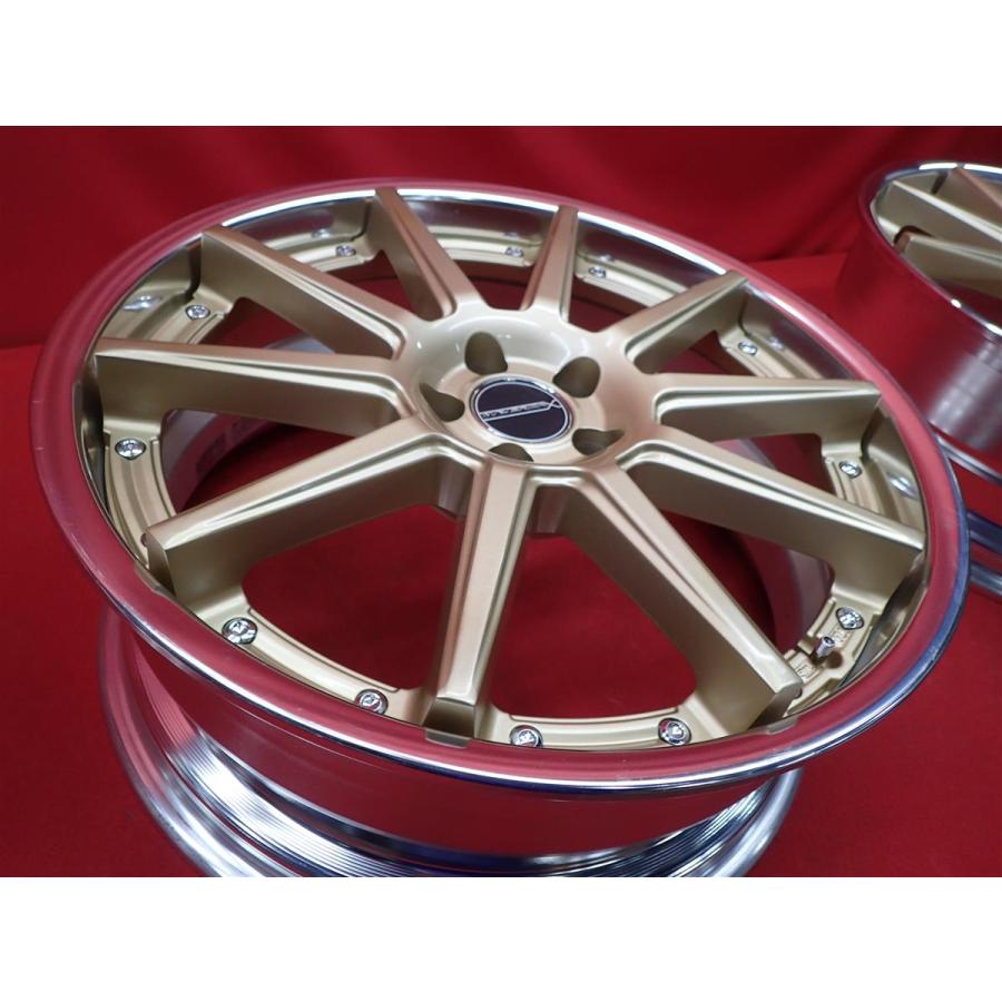WEDS 高級2ピース MAVERICK マーベリック 1010S 中古ホイール 4本 7.5J