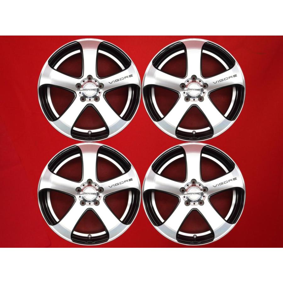 18 inch ホイール 4本 ほぼ未使用 18x7J 5H 114.3 +55