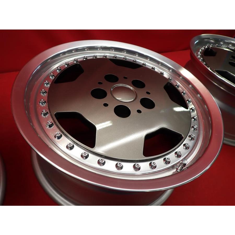 日本製 メーカー不明 ディッシュタイプ 2P 中古ホイール 4本 7/8J 16 