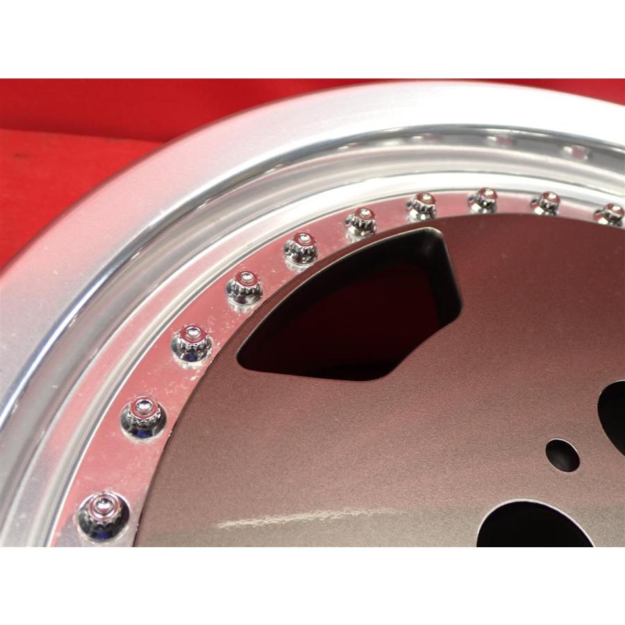 日本製 メーカー不明 ディッシュタイプ 2P 中古ホイール 4本 7/8J 16 
