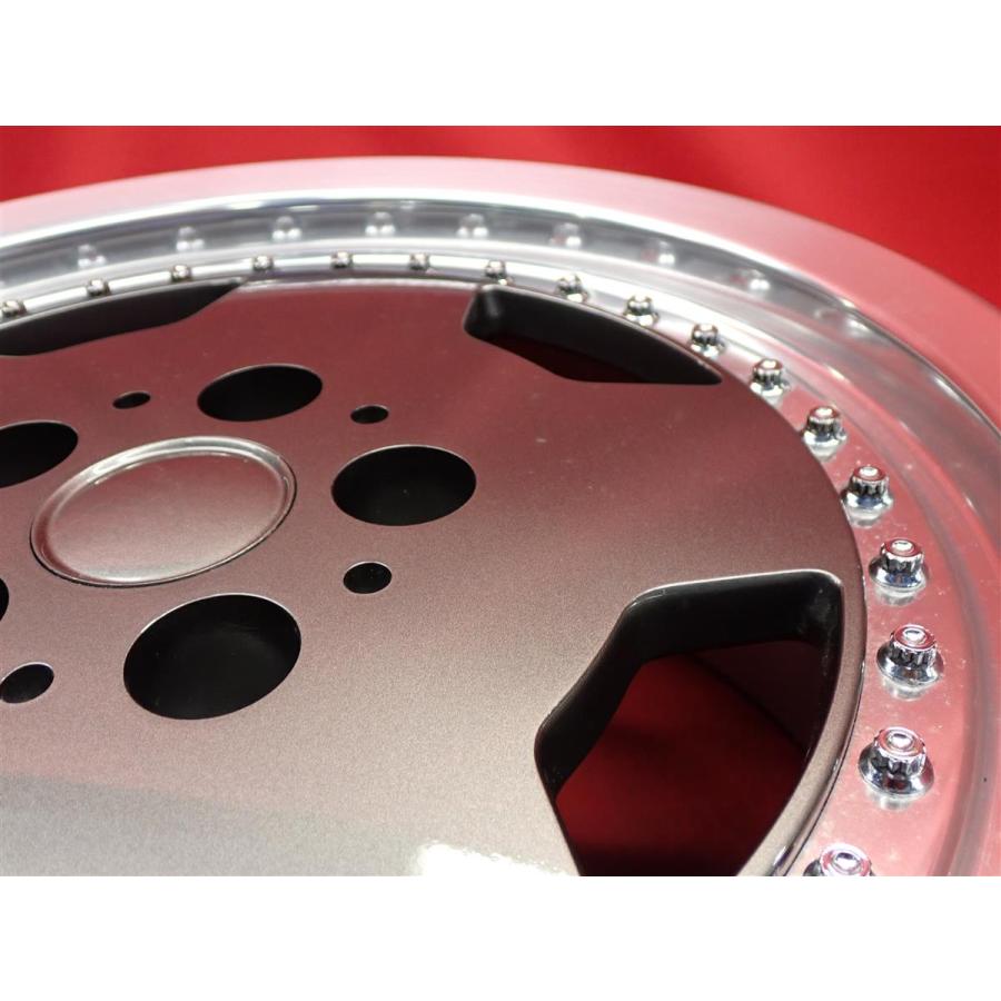日本製 メーカー不明 ディッシュタイプ 2P 中古ホイール 4本 7/8J 16 
