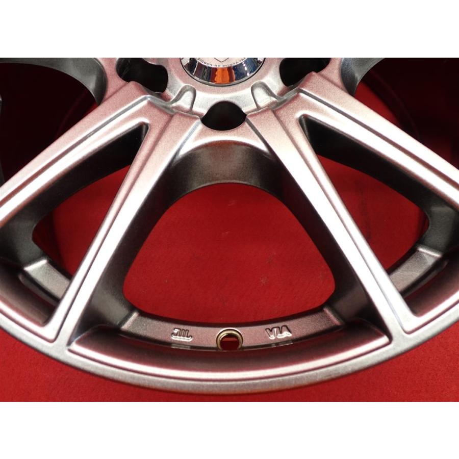 ZACK JP-115 中古ホイール 4本 6.5J 16インチ PCD114.3 5穴 +40 ハブ73