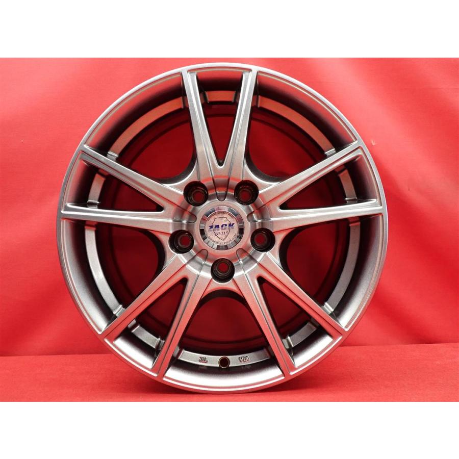 ZACK JP-115 中古ホイール 4本 6.5J 16インチ PCD114.3 5穴 +40 ハブ73