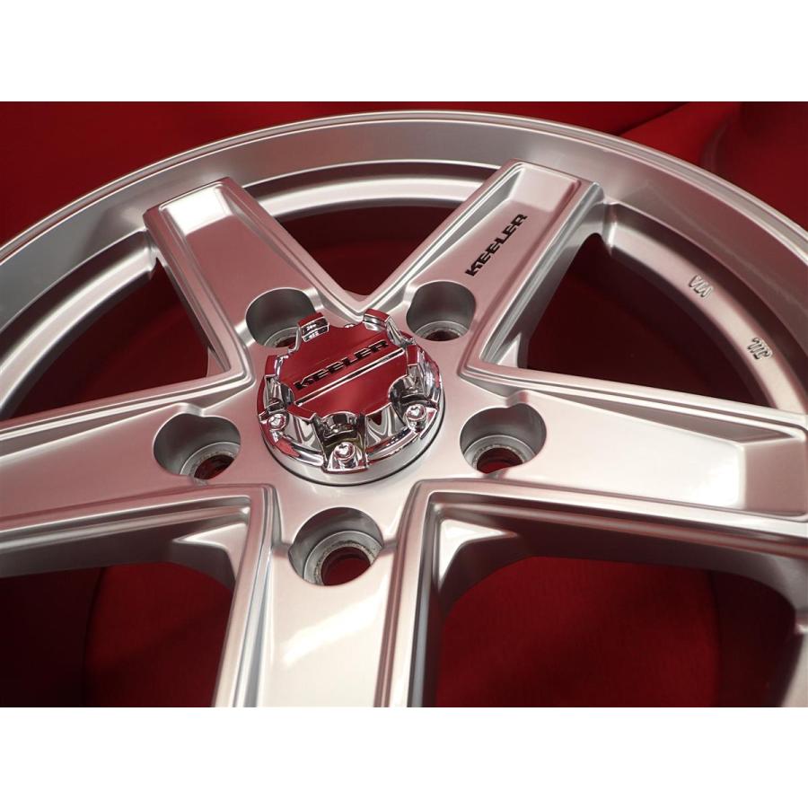 WEDS KEELER TACTICS タクティクス 5本スポーク 中古ホイール 4本 8J