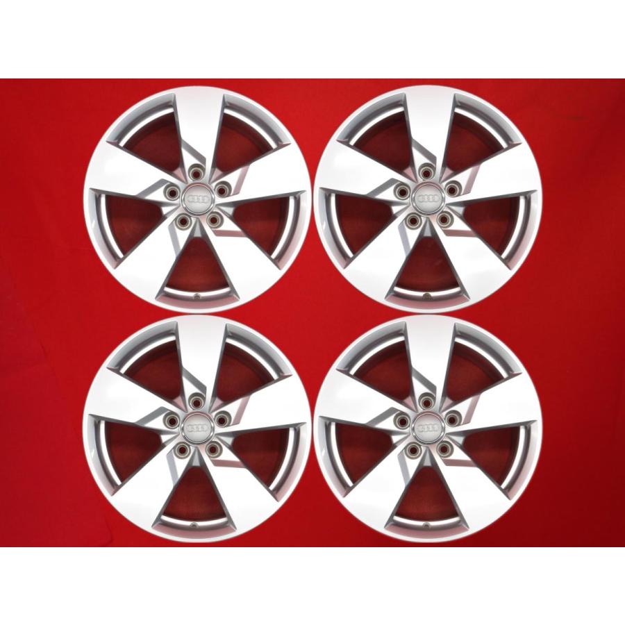 AUDI アウディ TT 8S 純正 5スポーク 中古ホイール 4本 8J 17インチ