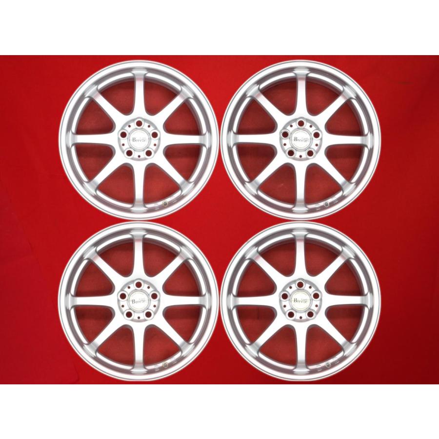 軽量 1本7.5kg CoolBreeze クールブリーズ S8 中古ホイール 4本 7J 17