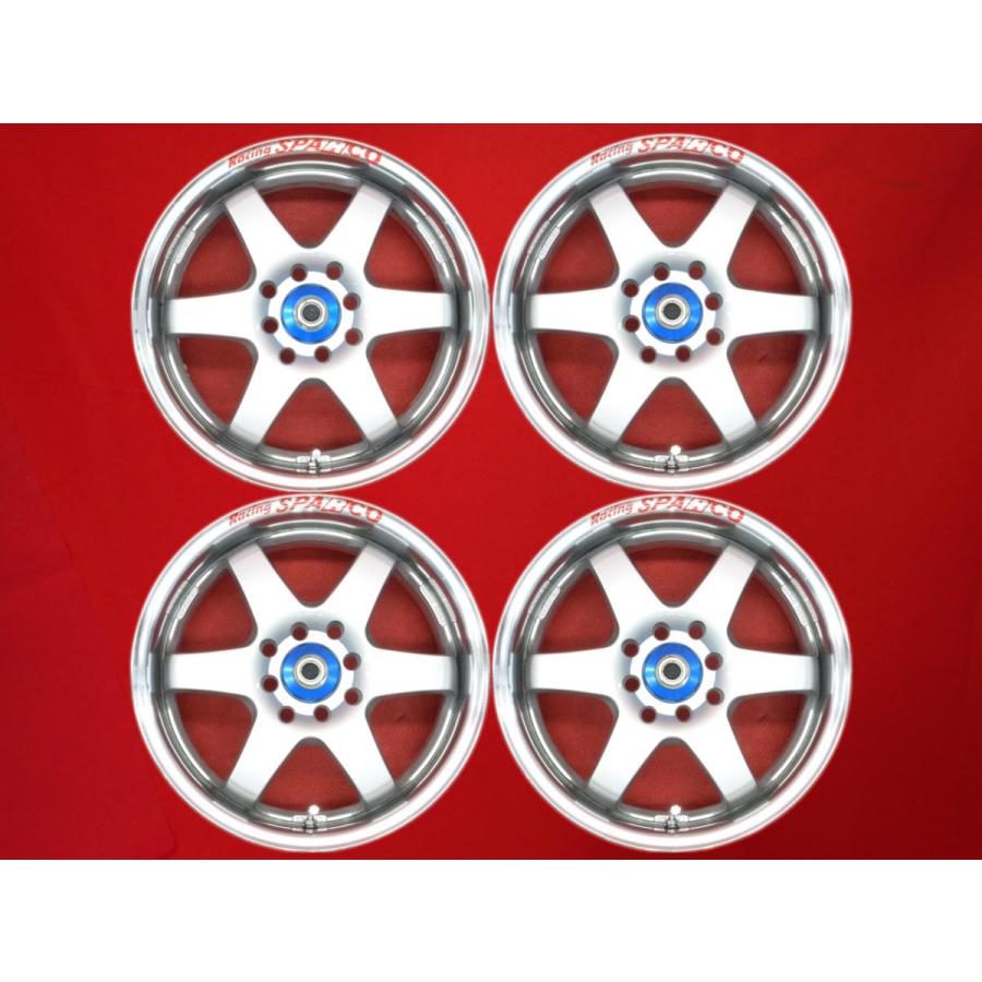 レーシングスパルコ N-1 中古ホイール 4本 6.5J 15インチ PCD100/114.3