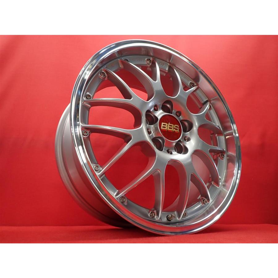 鍛造 軽量 BBS RS-GT RS929 RS930 中古ホイール 4本 8/9J 18