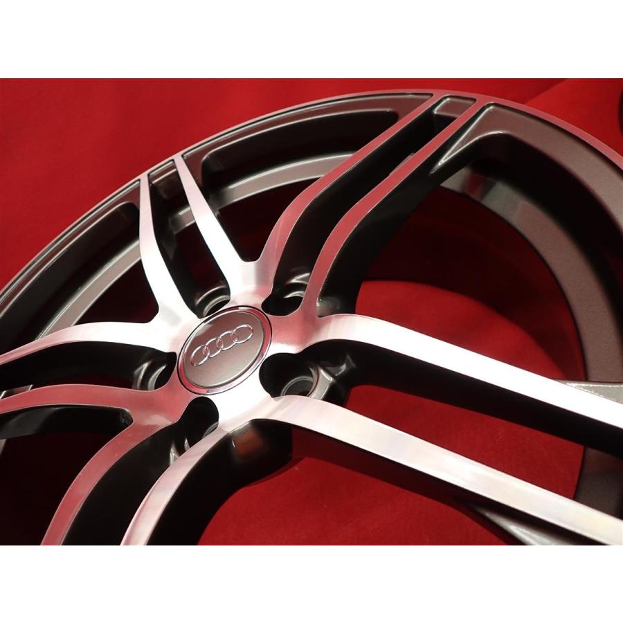 メーカー不明 5ダブルスポーク 中古ホイール 4本 8J 18インチ PCD100 5 
