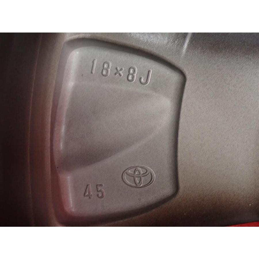 TOYOTA トヨタ クラウン 220系 RS 純正 中古ホイール 4本 8J 18