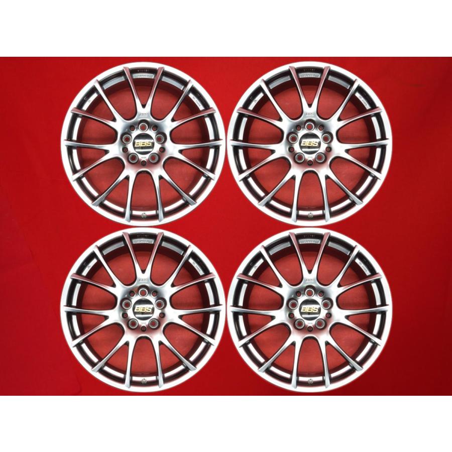 鍛造 軽量 BBS RE-V RE048 中古ホイール 4本 8.5J 19インチ PCD114.3 5