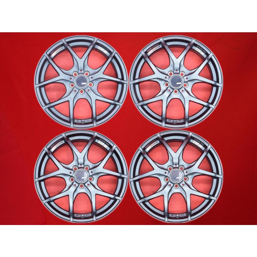 SSR GT V03 中古ホイール 4本 7J 17インチ PCD100 5穴 +50 ハブ73