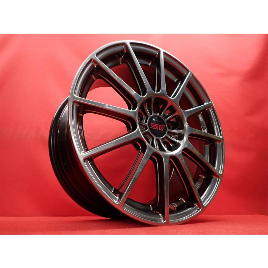 STIホイール新品 4本セット 17×7J +55 PCD114.3