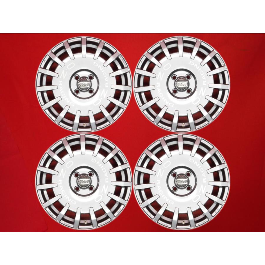 O・Z ラリーレーシング 中古ホイール 4本 7J 17インチ PCD100 4穴 +37