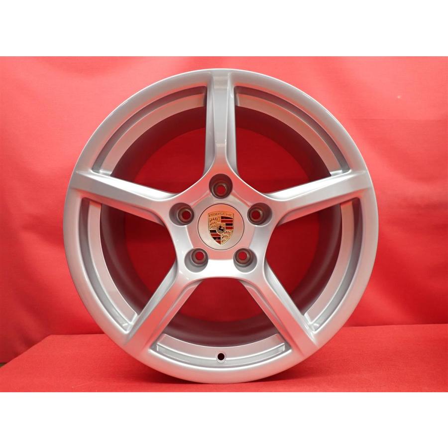 PORSCHE ポルシェ ボクスター 981 純正 中古ホイール 4本 8/9J 18