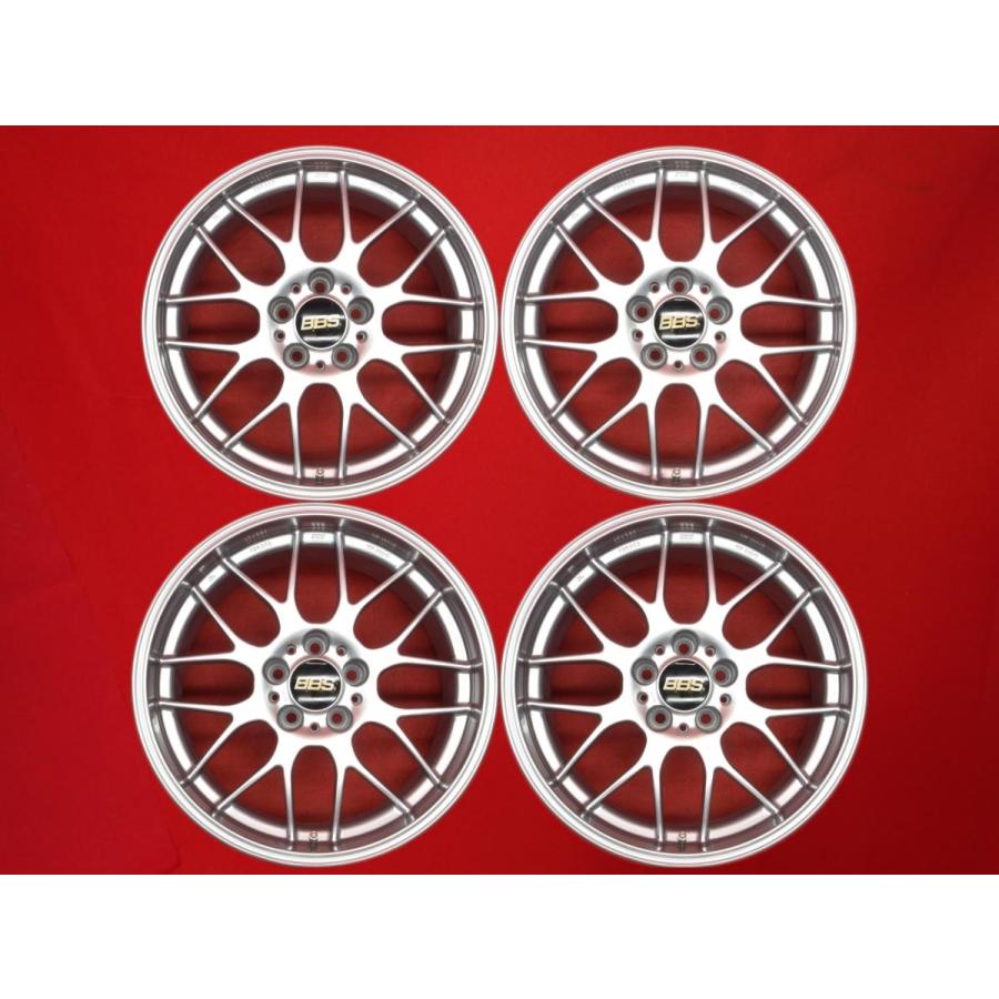 鍛造 軽量 1本9.3kg BBS RG RG768 RG769 中古ホイール 4本 8.5/9.5J 18