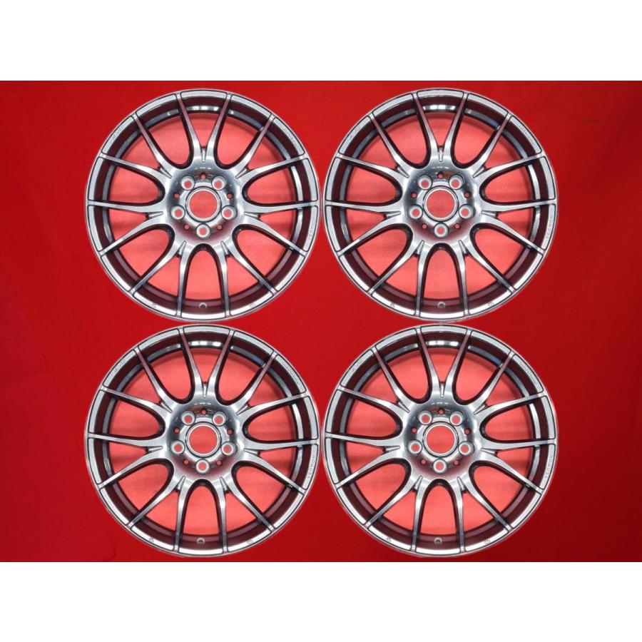 軽量 1本9.8kg RAYS HOMURA ホムラ 2×7Plus 中古ホイール 4本 7.5J 18