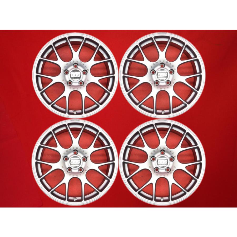 BBS CH-R CH129 中古ホイール 4本 8J 19インチ PCD120 5穴 +40 ハブ