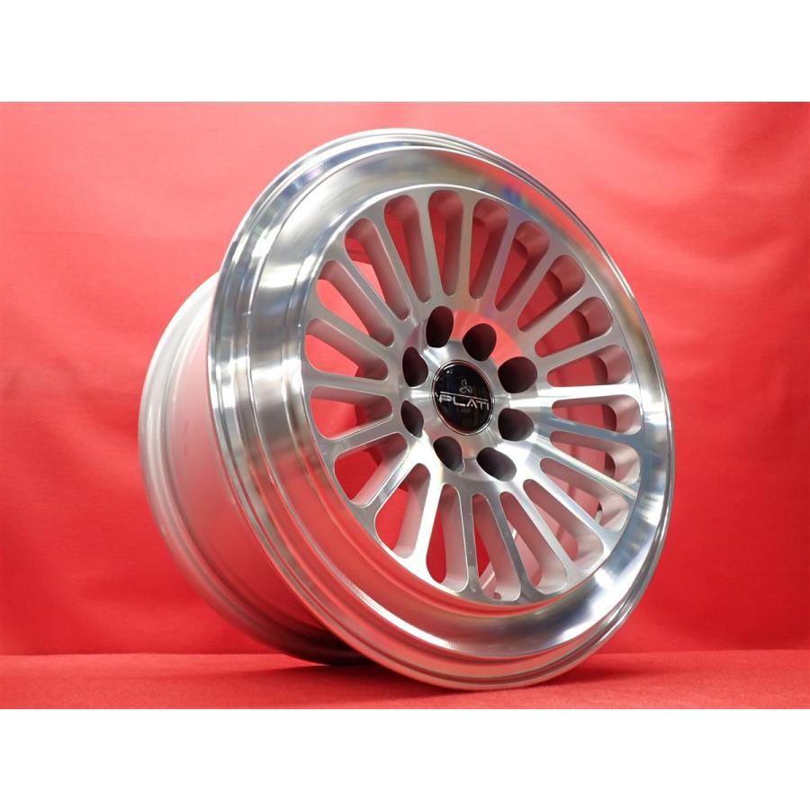 スタンス 攻めサイズ PLATI QC1185 中古ホイール 4本 7J 15