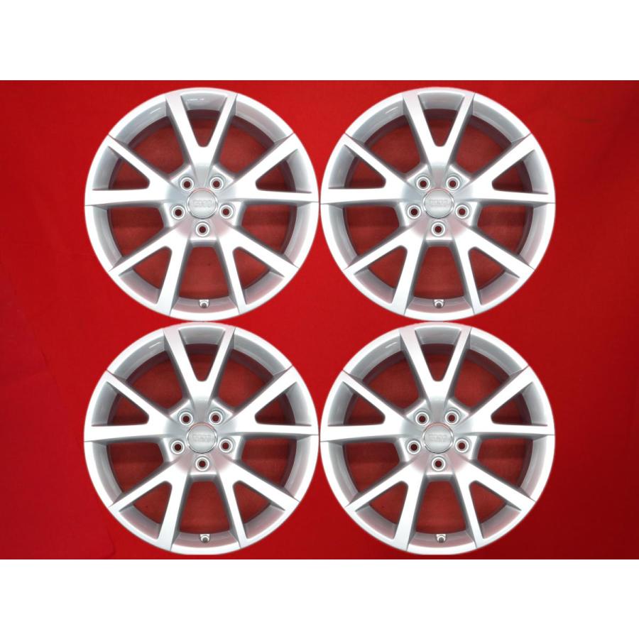 ② アウディA6（4G）純正18インチホイール4本セット AUDI アウディ A6 4G 純正 5本 スポーク 中古ホイール 4本 7.5J