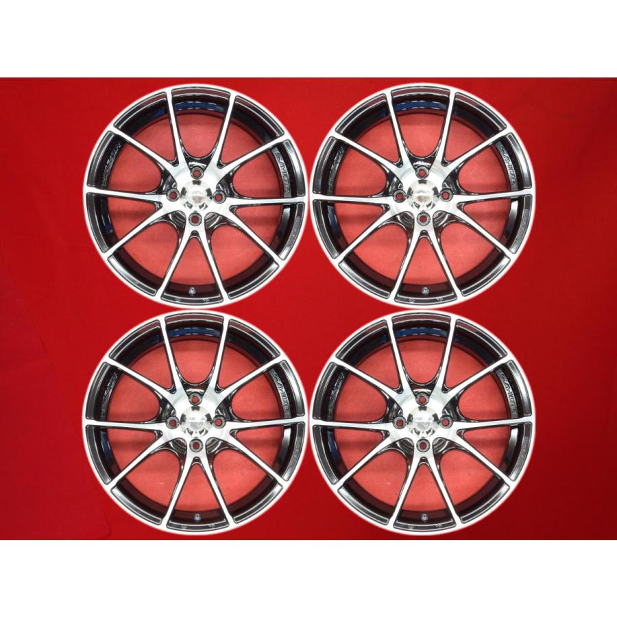 AMF製法 軽量 1本7.2kg WEDS ウェッズスポーツ SA-10R 中古ホイール 4