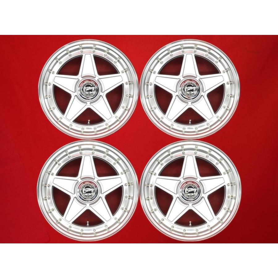 絶版 希少 WORK ワーク Ewing イーウイング III 中古ホイール 4本 7.5