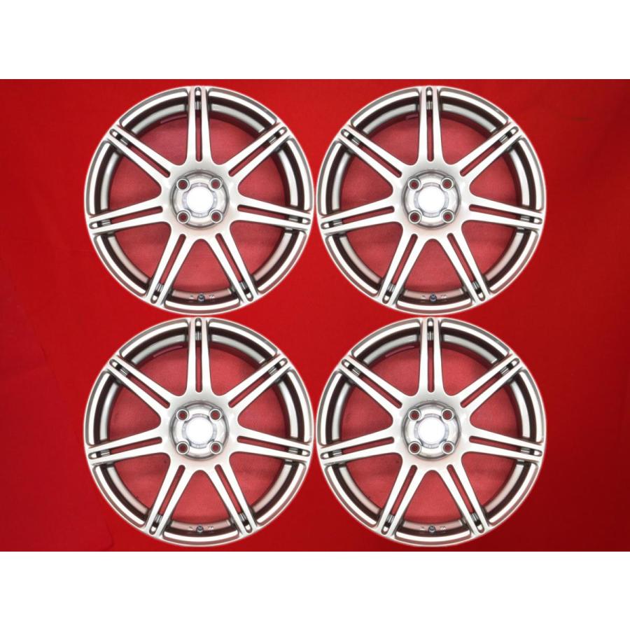 BRIDGESTON BEO S03 中古ホイール 4本 7J 17インチ PCD100 4穴 +35 