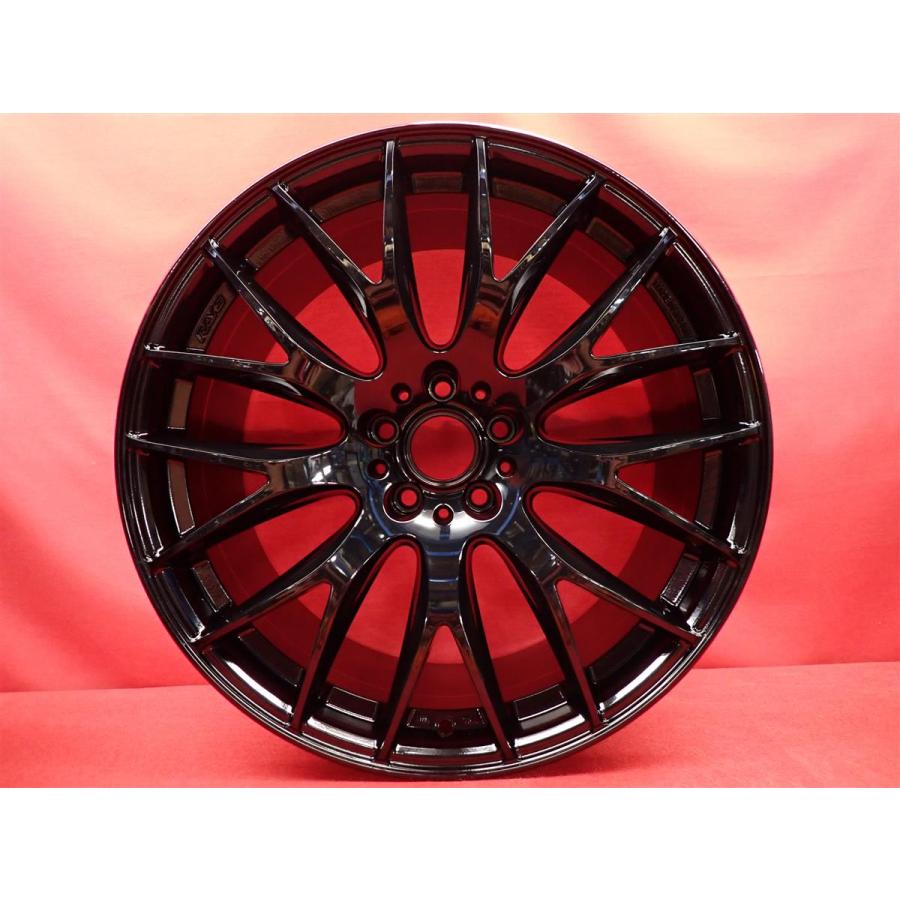 RAYS 太さ違い FRサイズ HOMURA ホムラ2×9 中古ホイール 4本 8.5/9.5J 