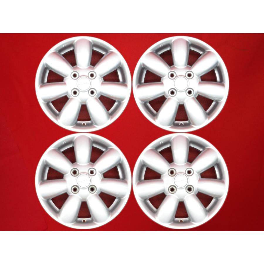 スズキ アルトラパン 純正アルミホイール タイヤ付 4本SET 14インチ ② SUZUKI スズキ ラパン HE22S 純正 中古ホイール 4本 4.5J 14インチ