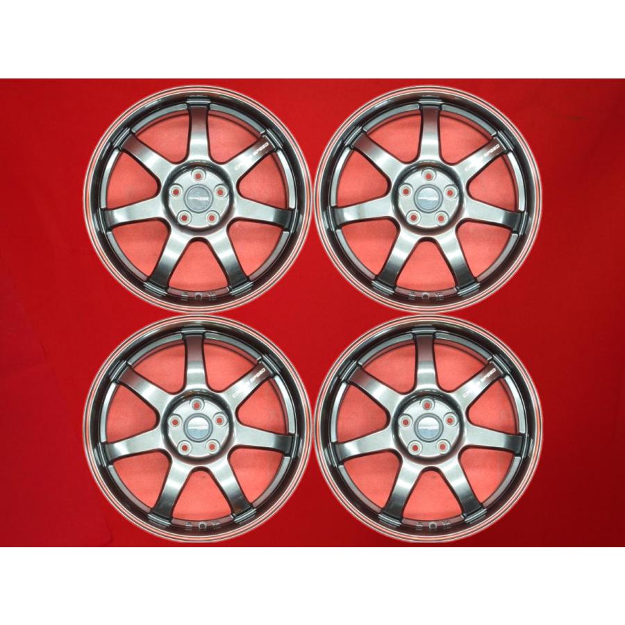 CROSS SPEED 17インチ 7J+48 PCD100ホイール 軽量 1本7.8kg X CROSS SPEED ハイパーエディション CR7 中古ホイール