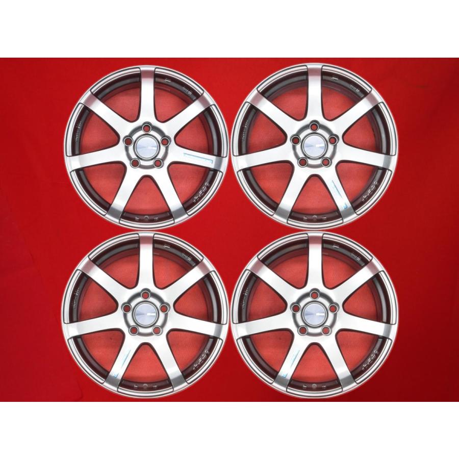 MAT製法 軽量 1本8.9kg ENKEI エンケイ PF-07 中古ホイール 4本 7.5/8J 