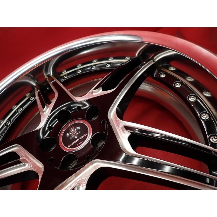 深リム DURANDAL デュランダル DD5.2 中古ホイール 4本 8/9J 19インチ