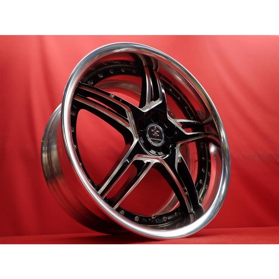 深リム DURANDAL デュランダル DD5.2 中古ホイール 4本 8/9J 19インチ