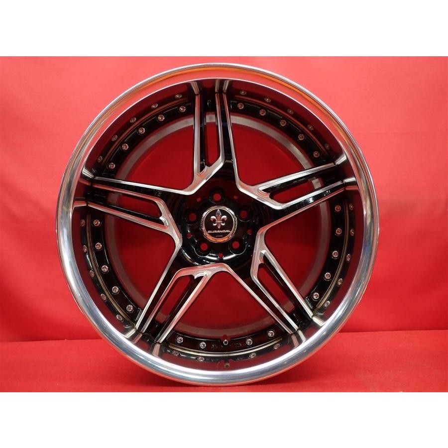 プリウス 19インチ ホイールＷＯＲＫ ＤＵＲＡＮＤＡＬ 深リム DURANDAL デュランダル DD5.2 中古ホイール 4本 8/9J 19インチ