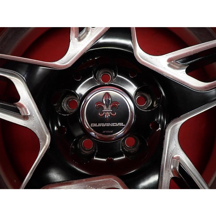 深リム DURANDAL デュランダル DD5.2 中古ホイール 4本 8/9J 19インチ