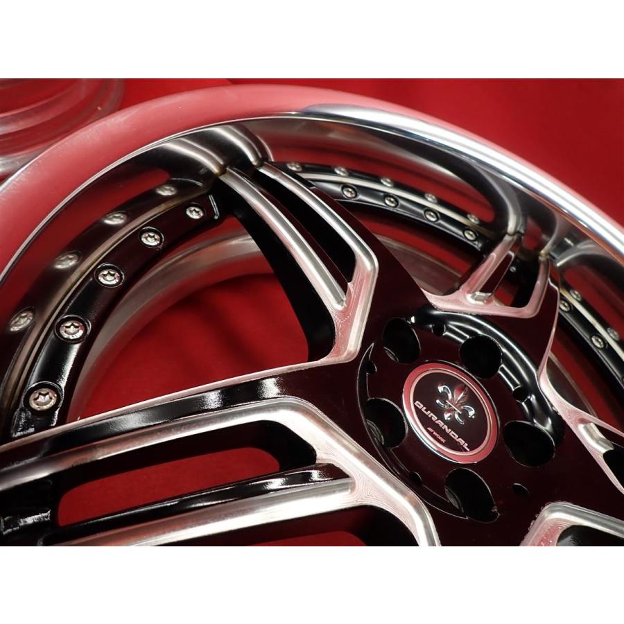 深リム DURANDAL デュランダル DD5.2 中古ホイール 4本 8/9J 19インチ
